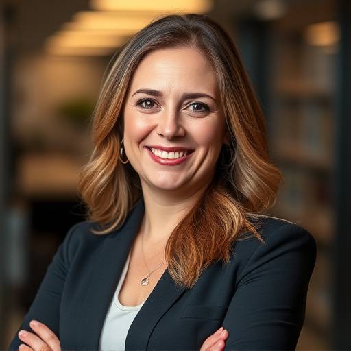 Porträt von Anna Schmidt, Geschäftsführerin von KreativKraft Medien.